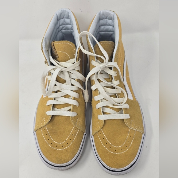 Vans SK8 Hi-Off The Wall Yellow UNISEX W 8.5 Men 7 Skateboarding grungecore, sma - Picture 4 of 10